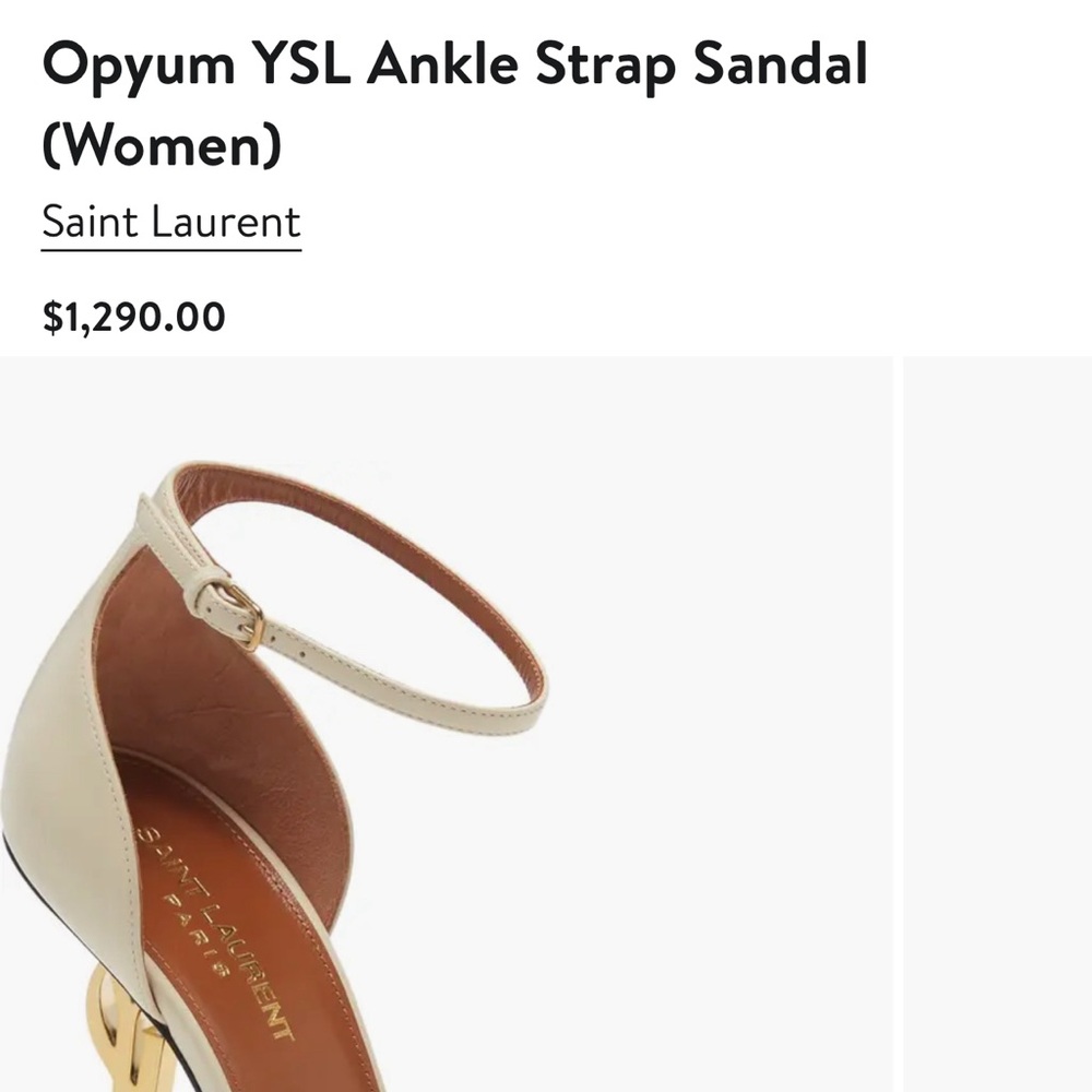 Opyum YSL Ankle Strap Sandal (Women) - Picture 5 of 10